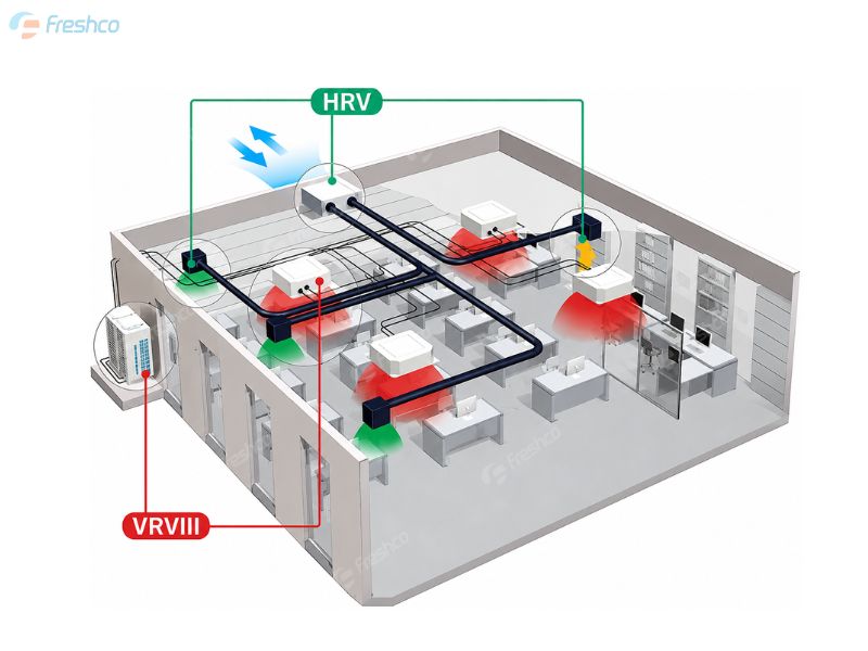 Thiết bị thông gió thu hồi nhiệt HRV Daikin có tốt không? 2 Thiết bị thông gió thu hồi nhiệt HRV Daikin có tốt không - ảnh 2