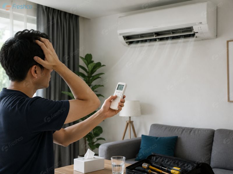 Điều hòa không lạnh nhưng vẫn chạy? Hướng dẫn kiểm tra từ A-Z trước khi gọi thợ