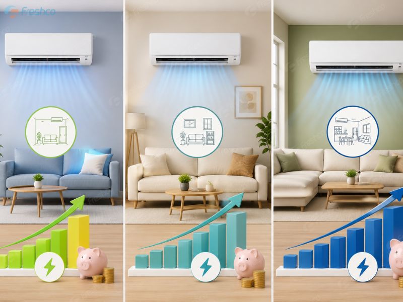 Điều hòa tốn bao nhiêu số điện 1 tháng? Cách tính chi tiết và mẹo tiết kiệm điện hiệu quả - ảnh 2