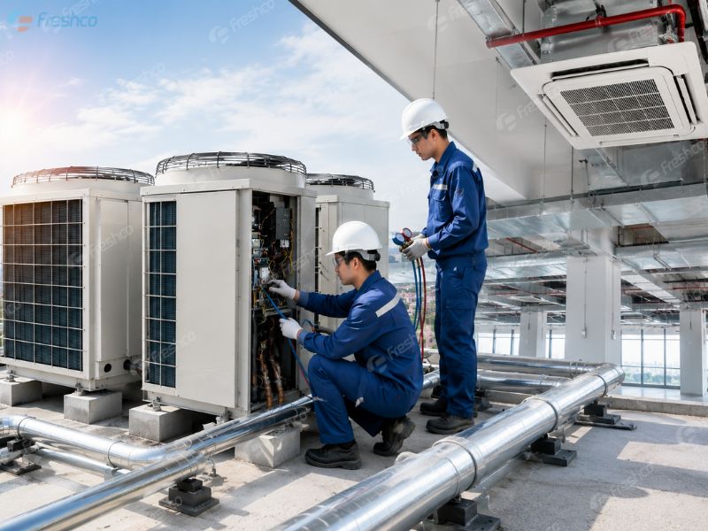 Bảng giá chi phí hệ thống cấp gió tươi cho biệt thự & chung cư 4