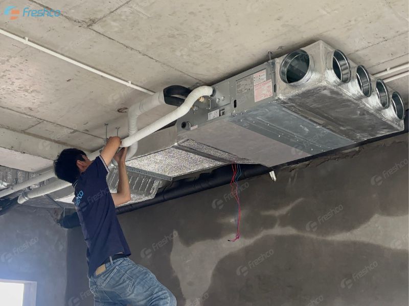 Lắp đặt điều hòa trung tâm tại Cầu Giấy – Giải pháp làm mát đồng bộ cho nhà ở, văn phòng