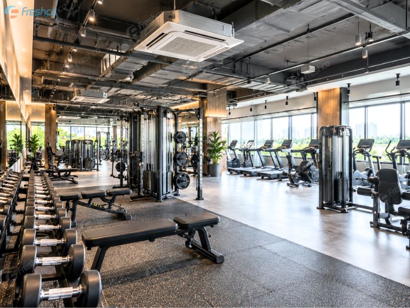 Có nên lắp điều hòa trung tâm cho phòng gym không?