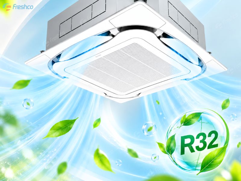 Công nghệ R32 Daikin âm trần đa hướng thổi