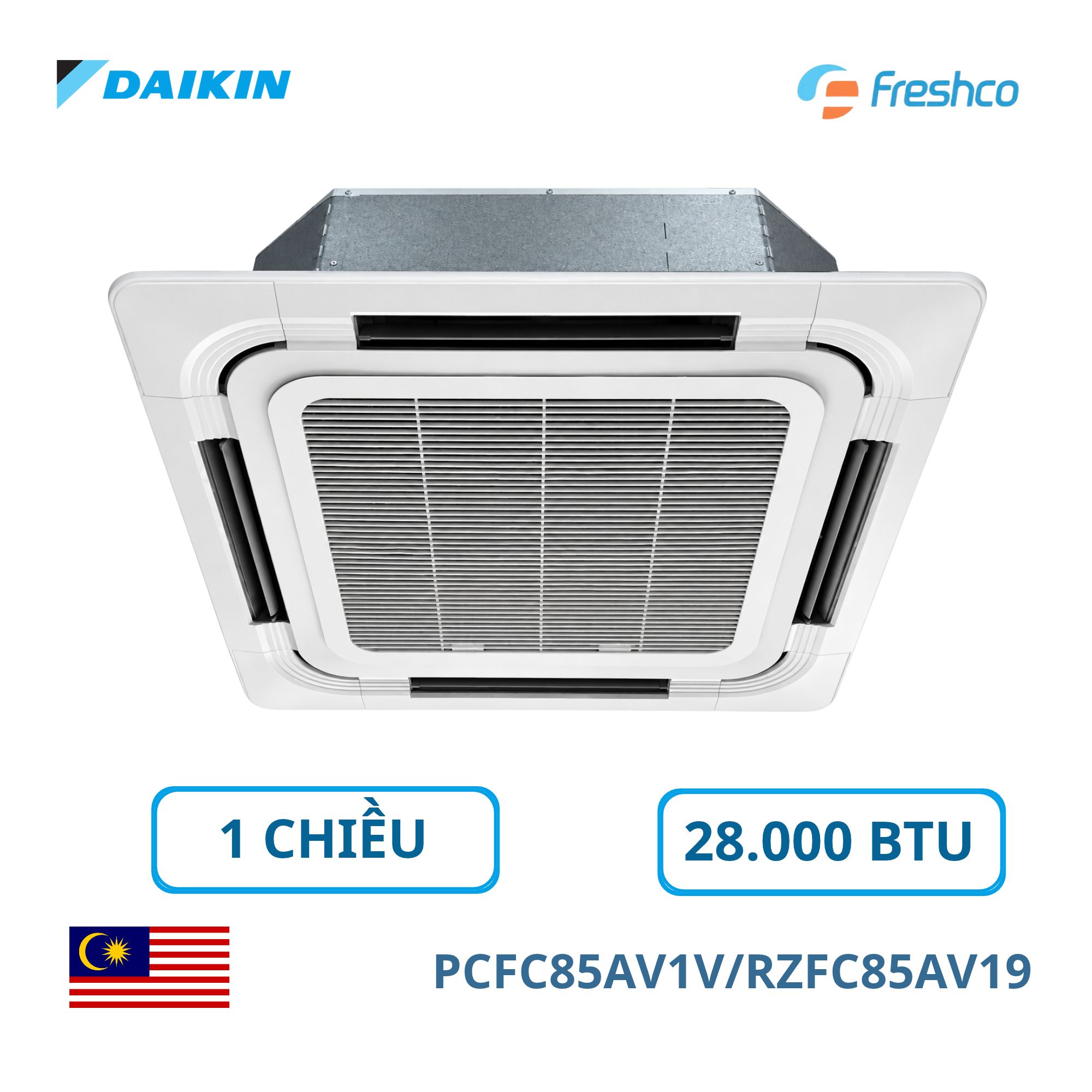 Điều hòa âm trần Daikin PCFC85AV1V/RZFC85AV19 28.000BTU Inverter 1 chiều 1 Điều Hòa Âm Trần Daikin PCFC85AV1V/RZFC85AV19