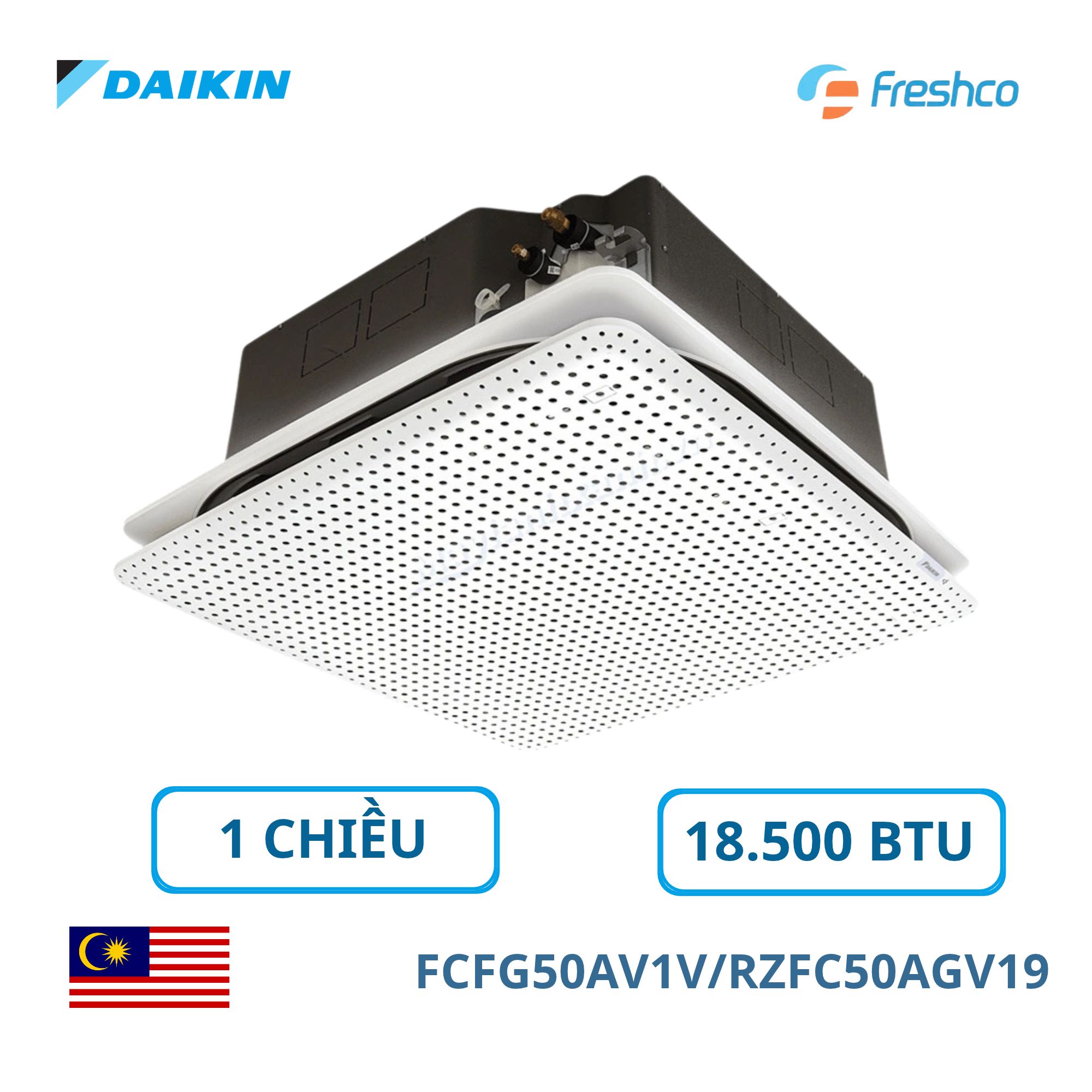 Điều hòa âm trần Kiuriu Daikin FCFG50AV1V/RZFC50AGV19/BCR50GV Inverter 18.500 BTU 1 Điều hòa âm trần Kiuriu Daikin FCFG50AV1V/RZFC50AGV19/BCR50GV Inverter 18.500 BTU