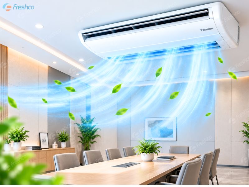 Điều hòa áp trần Daikin FHFC100EV1/RZFC100EVM Inverter 1 chiều 34.100BTU 4 Điều hoà áp trần Daikin mát lạnh tiết kiệm điện