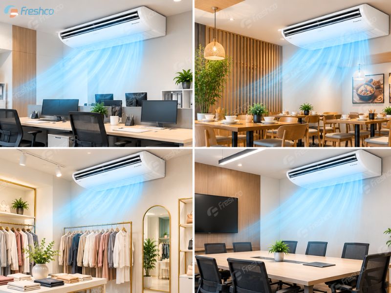 Điều hoà áp trần daikin phù hợp với nhiều công trình khác nhau